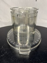 No Pusher~Cuisinart DLC-10  Sleeve Chute Lid Bowl Cover  DLC-117BGTX - €35,07 EUR