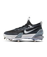 Nike Force Zoom Trout 9 Elite Low Metal Baseball Cleats SZ 10 Black | White - $127.71