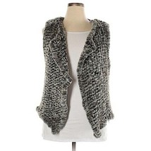 Nanette Nanette Lepore Faux Fur Vest Nwt Black Grey - £27.23 GBP