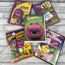 Barney DVD Lot of 5 Kids Educational TV Show Purple Dinosaur Halloween V... - £24.76 GBP