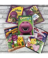 Barney DVD Lot of 5 Kids Educational TV Show Purple Dinosaur Halloween V... - £25.16 GBP