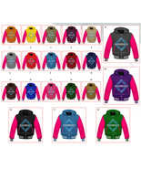 High quality Letterman Baseball Varsity Hoodie &amp; Real Hot Pink Leather S... - $135.38 CAD