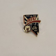 B.P.O.E. Elks Lodge Pin: Reno Elks 2003-2004 Lodge #597 - £4.57 GBP