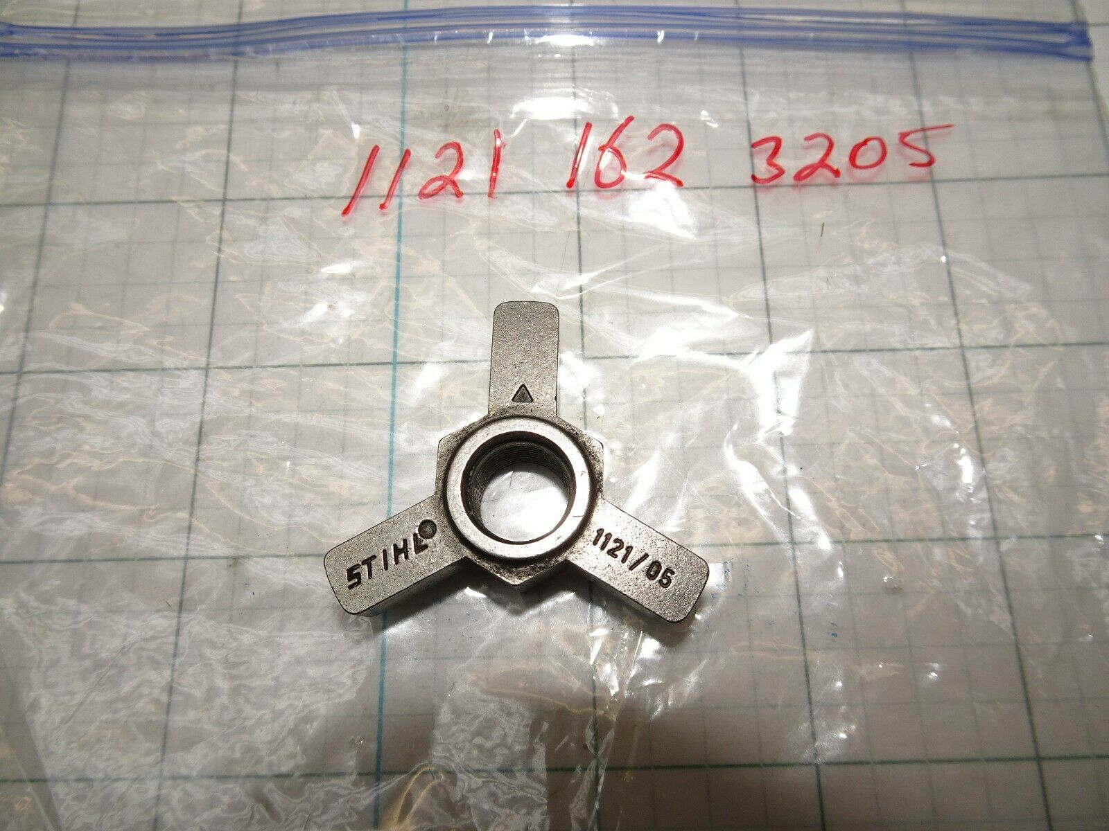 Stihl 1121 162 3205 Clutch Carrier Hub Spider  OEM NOS - $15.46
