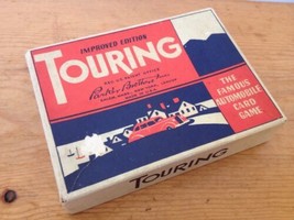 Vintage Antique 1940s Touring Parker Brothers Playing Cards Car Card Game w Box - £39.08 GBP