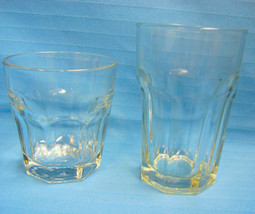 2 Sizes Libby Duratuff Heavyweight Clear Glasses Tumbler Juice Highball ... - $32.99