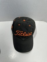 Titleist Brand Golf Genuine  Adjustable Hat Cap Black/ Charcoal &amp; Orange... - £23.49 GBP