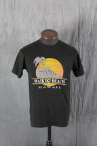 Vintage Graphict T-shirt - Waikiki Beach Island Graphic - Men&#39;s Medium - $45.00