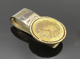 925 Sterling Silver - Vintage Antique George King Emperor Tie Clip - TR1516 - £52.93 GBP