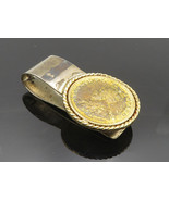 925 Sterling Silver - Vintage Antique George King Emperor Tie Clip - TR1516 - £52.93 GBP