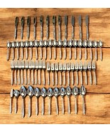 EKCO Eterna Carolyn Stainless Japan Flatware Set 66 Pc Service For 8 + V... - $168.29