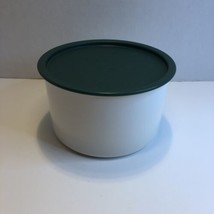 Tupperware One Touch Canister w Green Lids D 4.5&quot; tall 27104-3 - $9.89