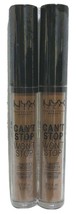 2 NYX Can&#39;t Stop Won&#39;t Stop Contour Concealer CSWSC22.3  Walnut 0.11 fl oz - £5.34 GBP