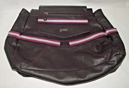 Miche Sienna Backpack Bag Purse Shell Brown Pink Gray XLarge School Office XL - £27.65 GBP