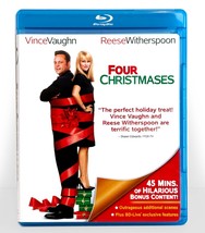 Four Christmases (2-Disc Blu-ray, 2008, Widescreen) Like New !   Vince V... - $9.48