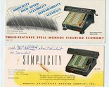 Monroe Adding Calculator Blotters Model LA5-200 &amp; MA 7-W - $17.82