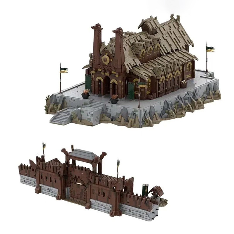 Compatible Building Blocks Plastic Golden Hall Great Wall Toy Suit - $212.13 - $825.57