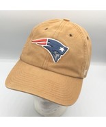 New England Patriots Carhartt Canvas Adjustable Baseball Hat 47 Brand Cap - £23.35 GBP