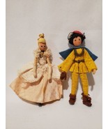 Vintage BAPS Edith Von Arps Cinderella &amp; Prince Charming Dolls Germany READ - £38.94 GBP