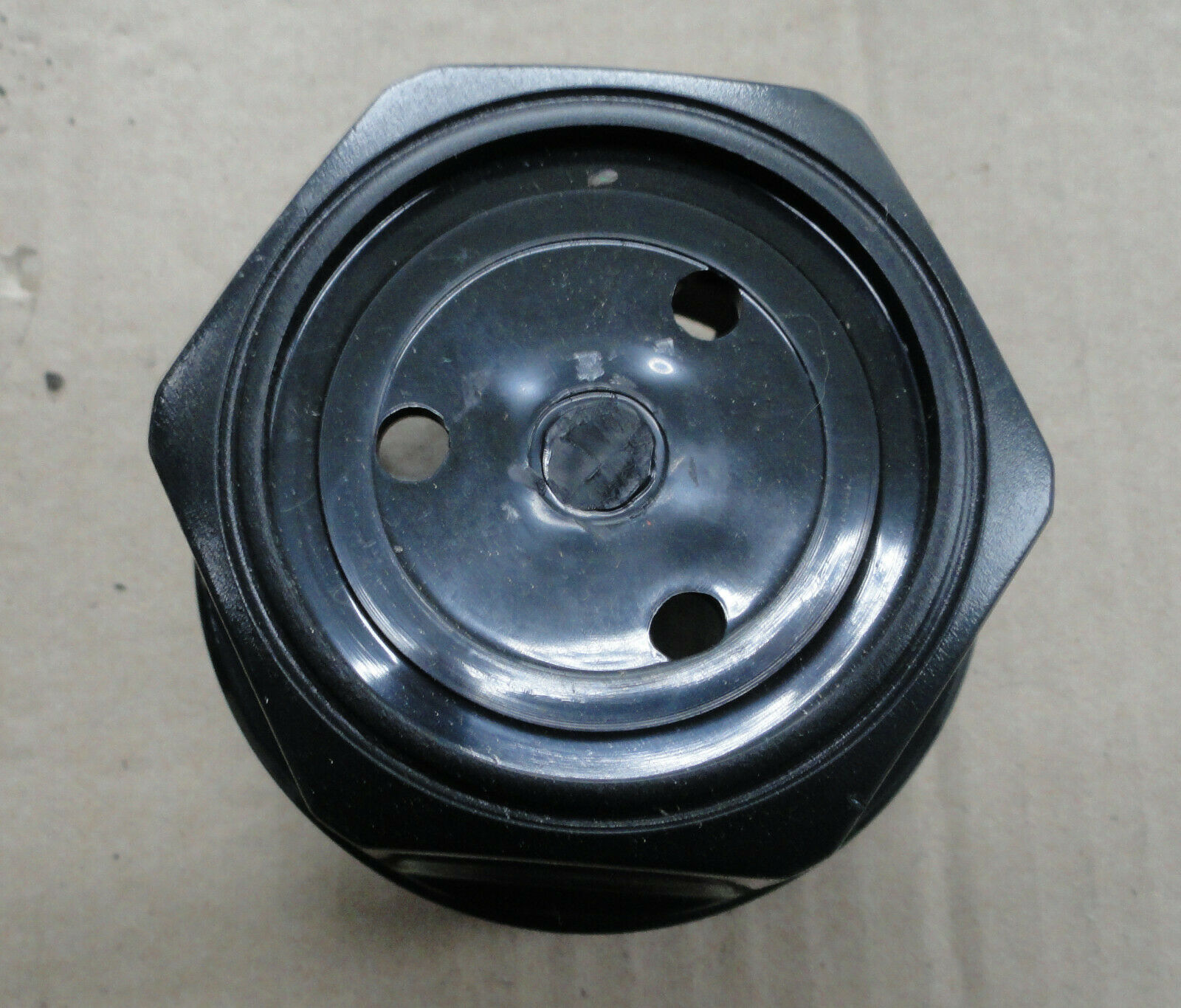 79-81 Firebird Trans Am Wheel Center Cap 15&quot; BLACK w/o Emblem MISSING TAB - $7.50