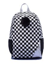 Più Di Magia Zaino Per Bambini A Scacchi Nero/Bianco 16,5&quot; - Nuovo - €8,57 EUR