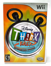 Disney Think Fast Wii Nintendo Wii 2008 CIB - $5.72