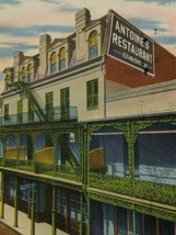 Postcard Louisiana Antoines&#39;s Restaurant St Louis St New Orleans Postmarked 1967 - £12.79 GBP