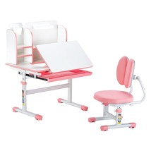 VEVOR Kids Desk and Chair Set, Study Desk and Chair for Kids with Bookshelf & St - $4,215.11 MXN