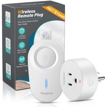 Remote Control Outlet,15A/1500W, 500 Feet Rf Range Remote Light Switches Kit, No - £32.23 GBP