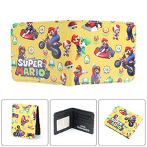 Brand New Men Super Mario Bros Purse Short Bifold Fashion Leather Wallet - £15.73 GBP