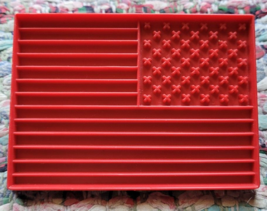 Vintage Tupperware Cookie Cutter American Flag Cooking Festive Holiday E... - $10.99