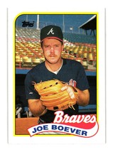 1989 Topps #586 Joe Boever Atlanta Braves - £1.09 GBP