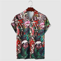 Casual Print Shirt For Men - £14.26 GBP