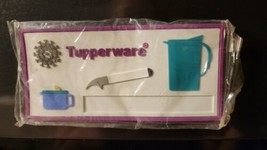 Tupperware 4.75&quot; X 2.25&quot; Logo Magnet with Products &amp; Note Box - Vintage - £7.58 GBP