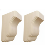 Pack of 2 Capistrano Mission Wood Corbels, 2.5&quot;W X 2.75&quot;D X 4.5&quot;H, Rubbe... - $357.71 MXN