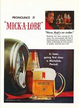 Michelob Light Beer Advertising Metal  Sign 8x12in Vintage Mancave Man C... - $452.17 MXN