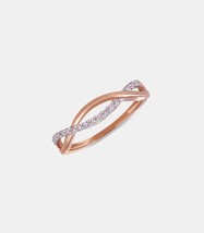 DIAMOND INFINITY TWIST RING - $5,667.41 MXN