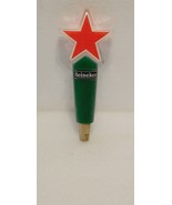 Beautiful Rare Style Heineken Red Star Acrylic 9.5&quot; Draft Beer Tap Handle - £48.77 GBP
