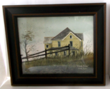 March Winds Framed Picture Billy Jacobs Yellow House Fence Contemporary Art - £21.70 GBP