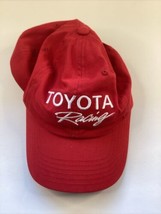 Toyota Racing Cap Hat With Adjustable Strap Back - Red White Dad Hat  - £10.07 GBP
