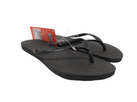 Havaianas Women&#39;s Black Top Flip-Flop Sandals Black Size 9/10W - £19.52 GBP