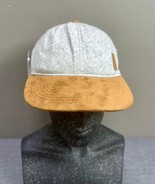 KANGOL Grey / Tan Adjustable Cap Hat One Size Sample - £15.58 GBP