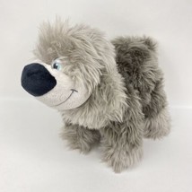 The Little Mermaid Max Dog Plush Disney Store Shaggy Grey Stuffed Animal 14”  - £11.25 GBP