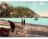 View of the rock From Northwest Gibraltar UNP DB Postcard F22 - £3.08 GBP