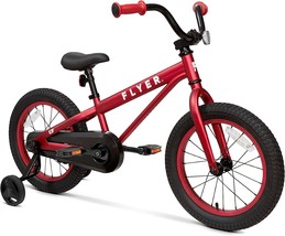 Red Flyertm 16&quot; Kids&#39; Bike, Toddler And Children&#39;S Bike, 16&quot; Wheels, Training - £204.55 GBP