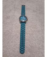 Geneva Baby Pastel Blue Jelly NC002 Stainless Retro Watch Untested - $9.90