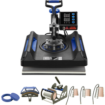 VEVOR 8 in 1 Heat Press with Swing Arm, 15 x 15 in, Digital Control, 110... - $214.90