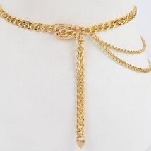 Chain Buckle Belt – Gold - $17.82