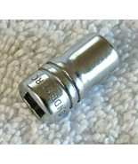 Vintage Indestro Tools Chrome Socket 1/4&quot; Drive 9/32&quot; 6009 Nice 6 Point - £5.93 GBP