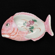 Chinese Export Famille Rose Fish Dish Early 20th C - £126.29 GBP